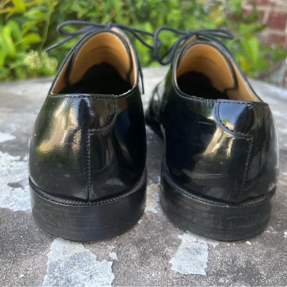 Cole Haan Caldwell Black Leather Cap Toe Oxford 9.5 EE 08330 MSRP $150